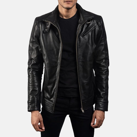 [LC] Legacy Black Leather Biker Jacket