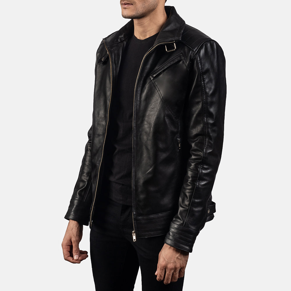 [FS] Legacy Black Leather Biker Jacket