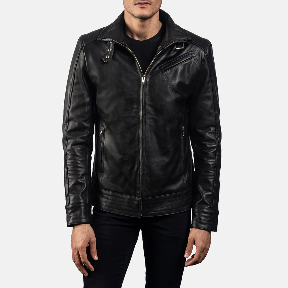 [FS] Legacy Black Leather Biker Jacket