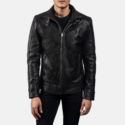 [FS] Legacy Black Leather Biker Jacket