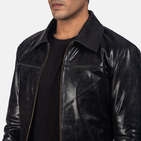 [FS] Mystical Black Leather Jacket