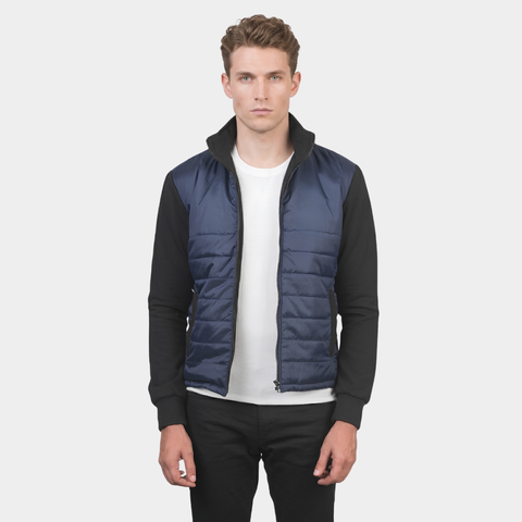 Nashville Quilted Blue Windbreaker Jacket