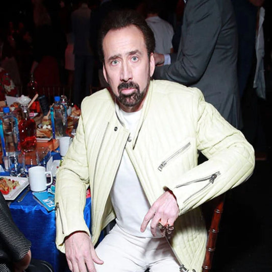 Nicolas Cage Leather Jacket