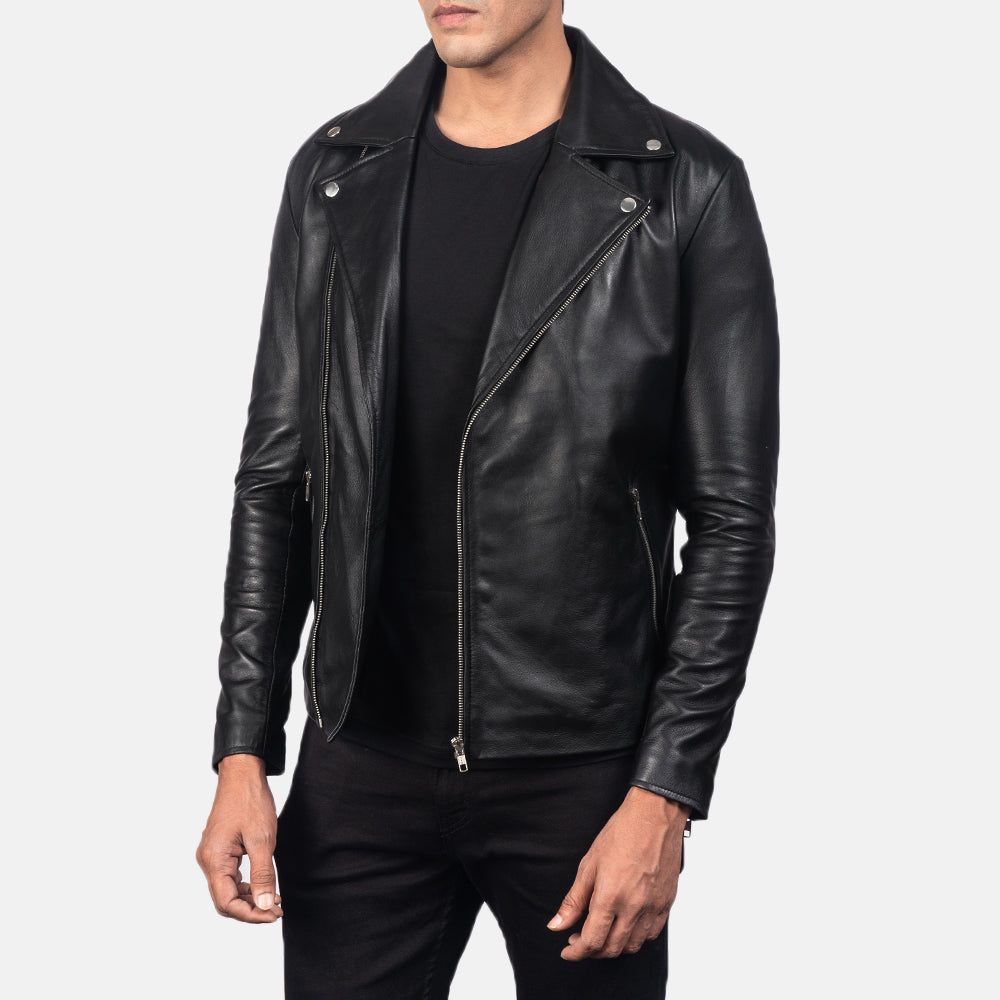 [FS] Noah Black Leather Biker Jacket