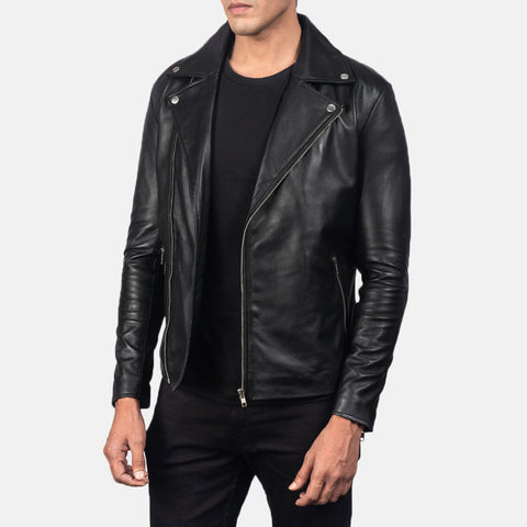 [FS] Noah Black Leather Biker Jacket