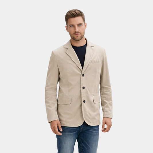 Professor By Day Suede Blazer - Leather Clan