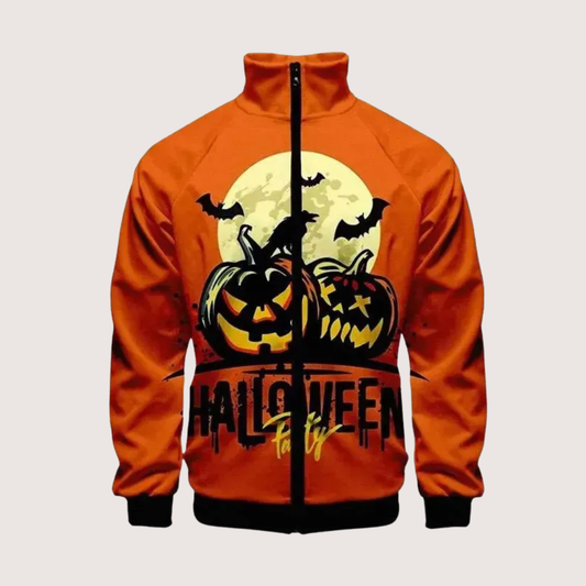 Pumpkin Halloween Party Jacket - Leather Clan