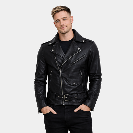 Pure Leather Biker Jacket