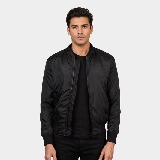 Ramon Black Bomber Jacket