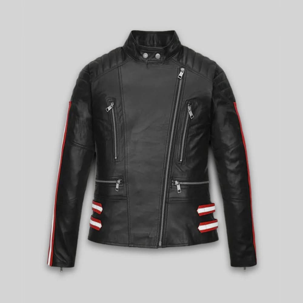 Claire Foy The Girl in the Spider's Web Leather Jacket #2