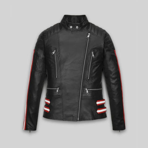 Claire Foy The Girl in the Spider's Web Leather Jacket #2