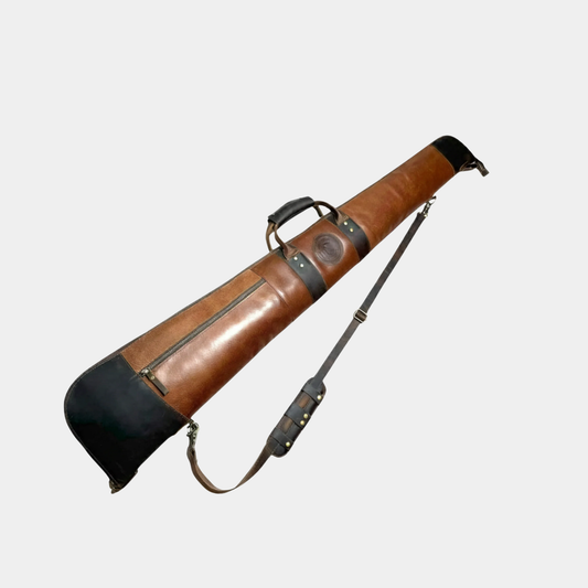Shotgun Brown Leather Case