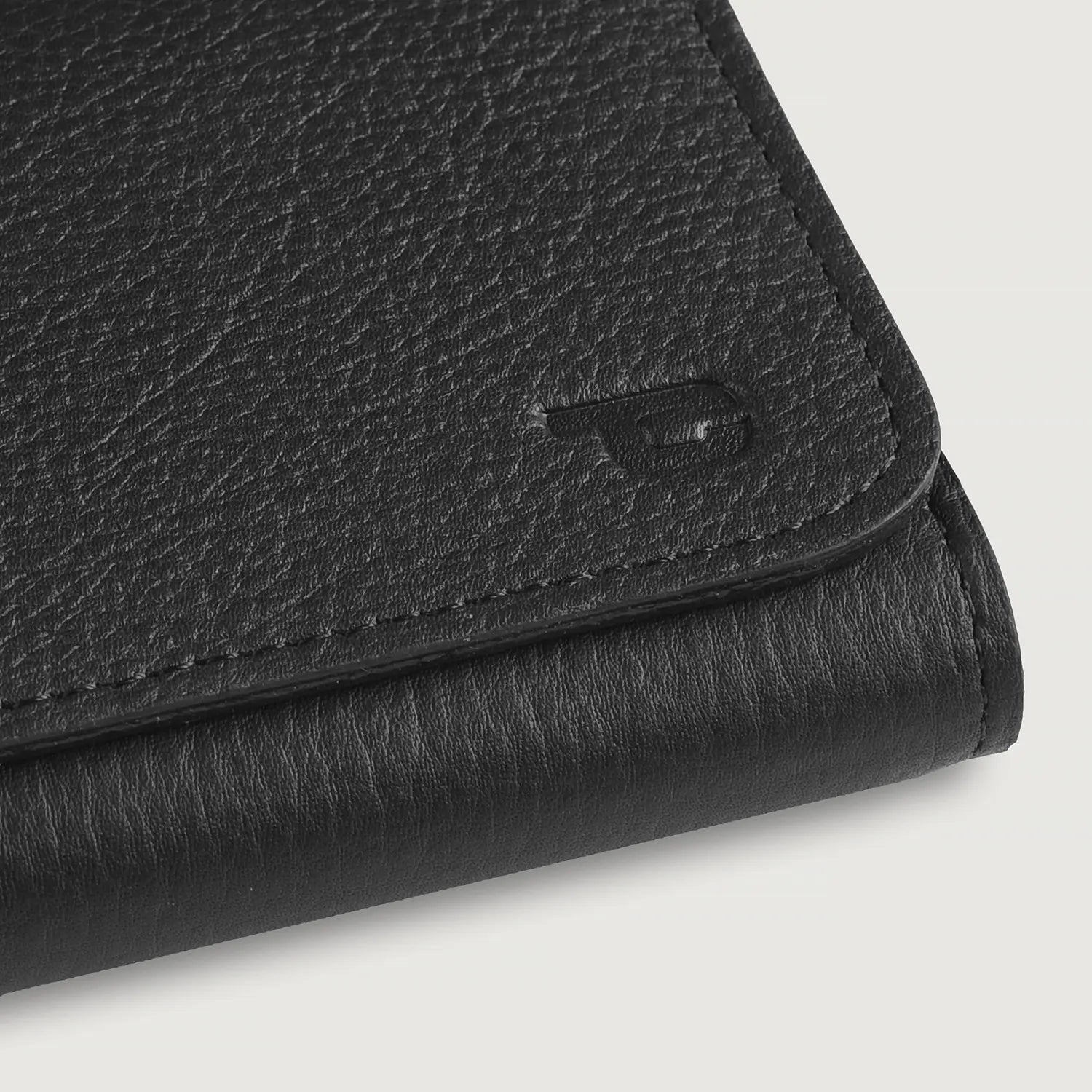 Taylor Black Leather Continental Wallet