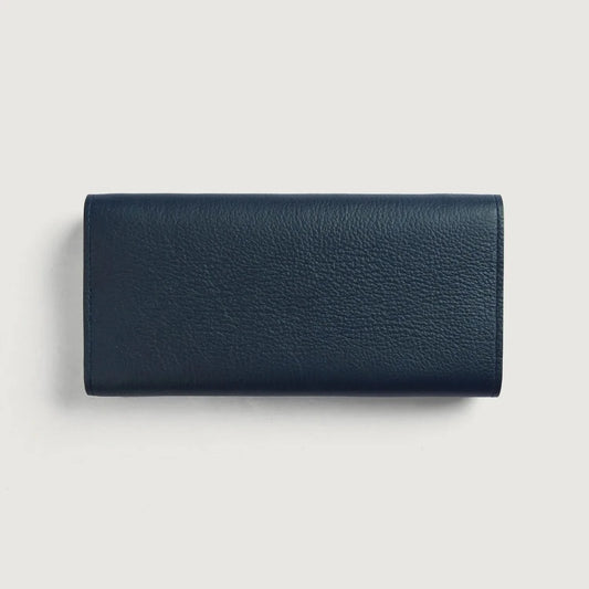 Taylor Blue Leather Continental Wallet