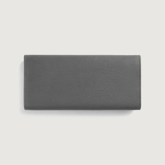 Taylor Grey Leather Continental Wallet