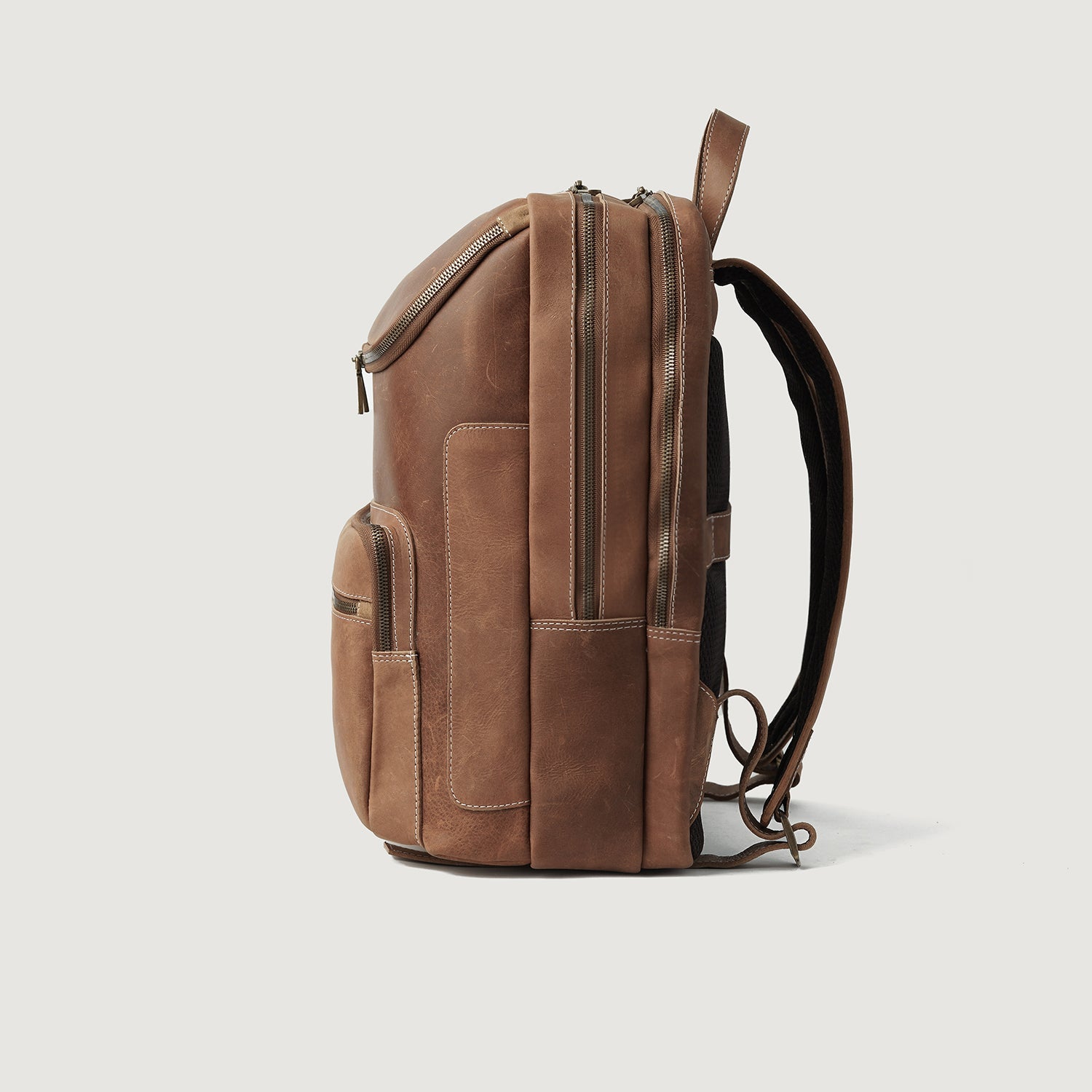 The Bedford Vintage Tan Leather Backpack