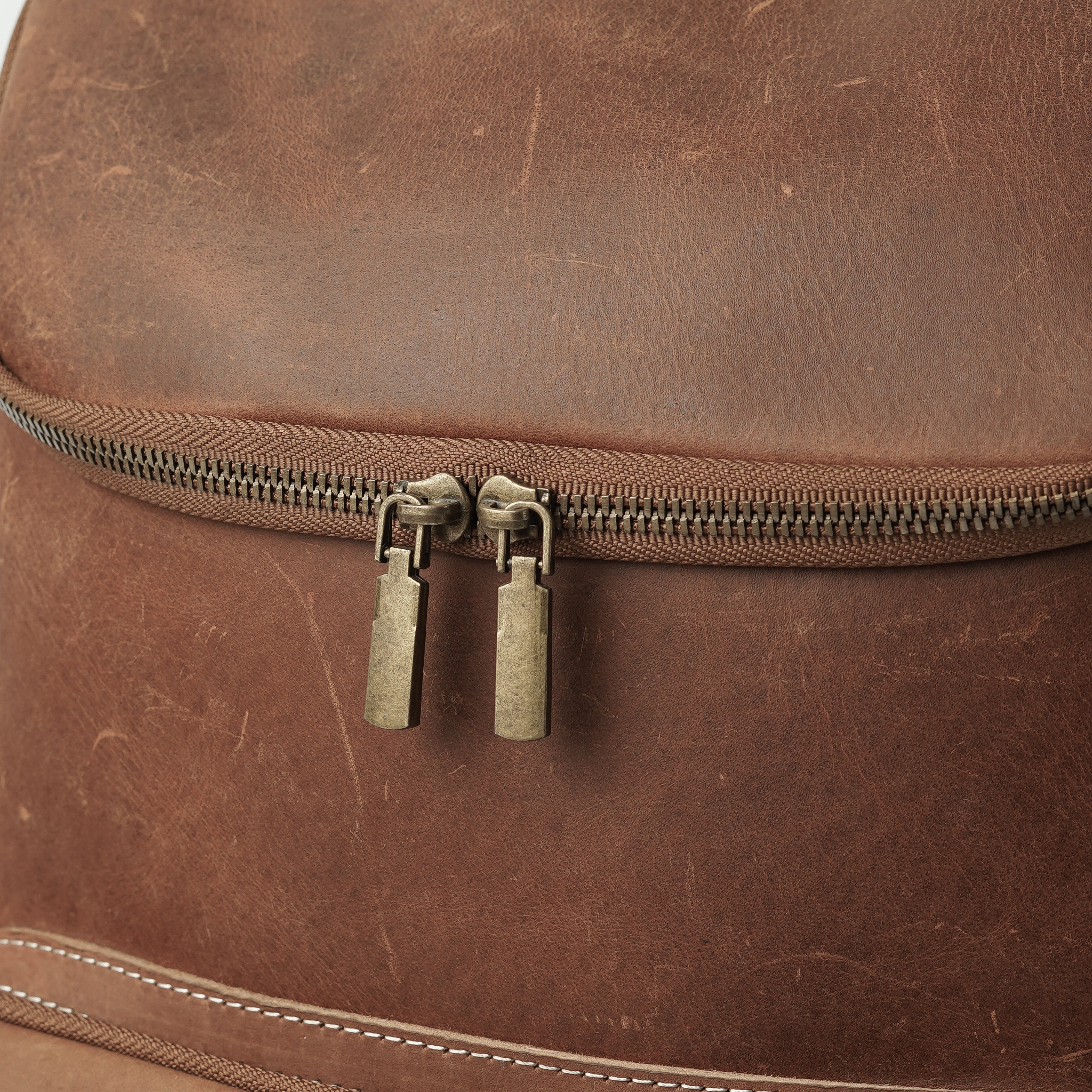 The Bedford Vintage Tan Leather Backpack