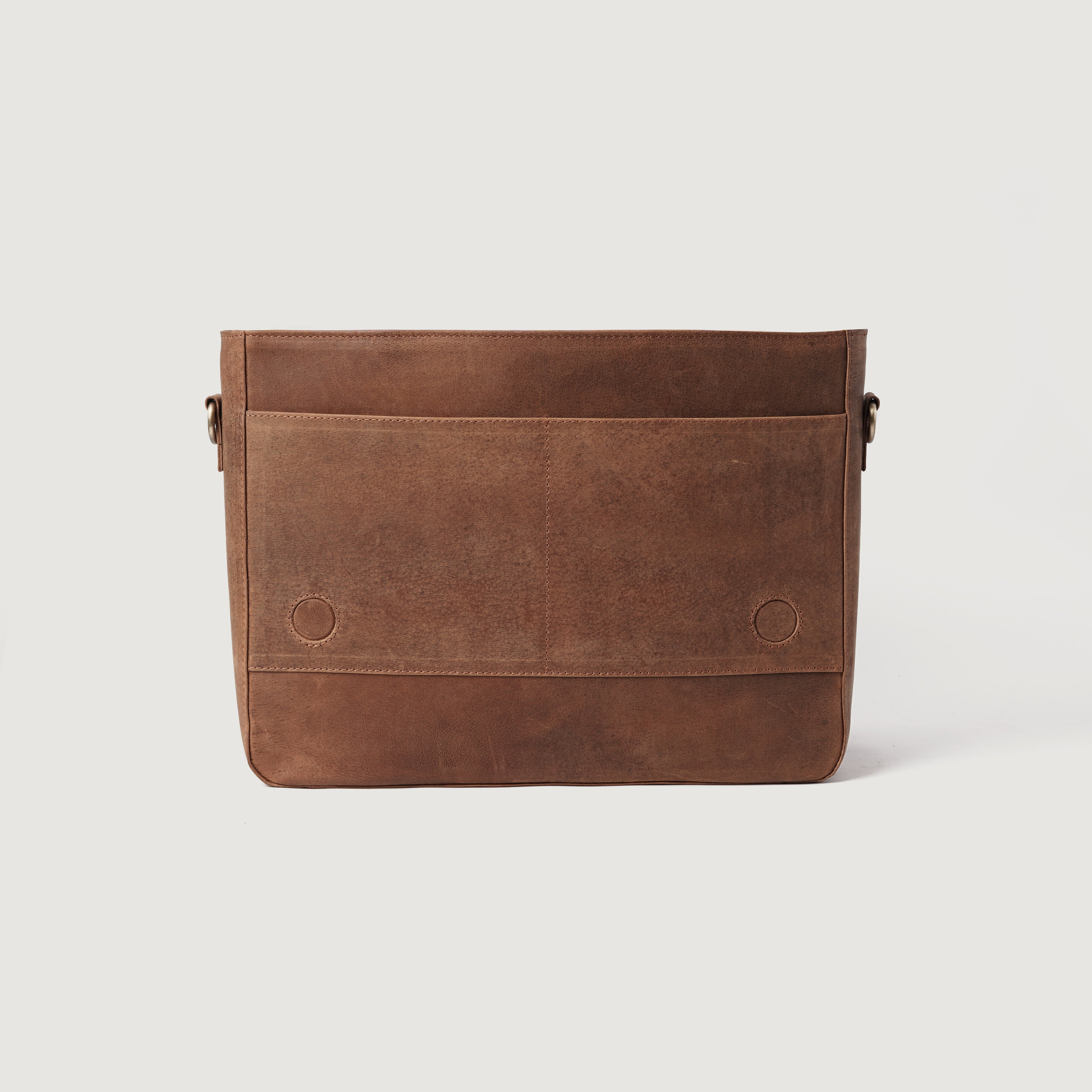 The Carismatico Vintage Tan Brown Leather Messenger Bag