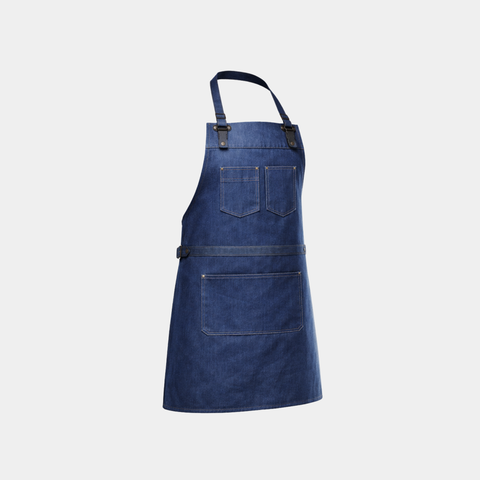 The Nottinghamshire Blue Canvas Woodwork Apron - Leather Clan