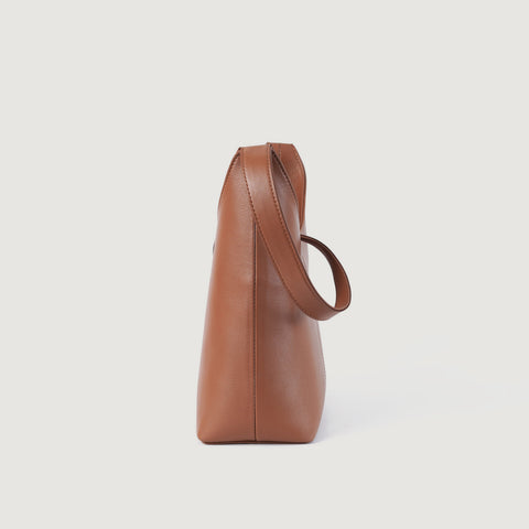 The Stefani Brown Leather Hobo Bag