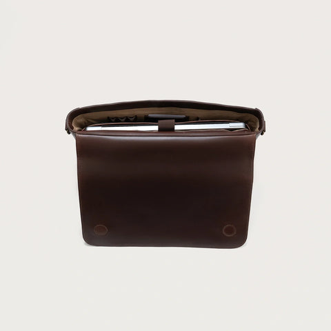 The Carismatico Vintage Brown Leather Messenger Bag