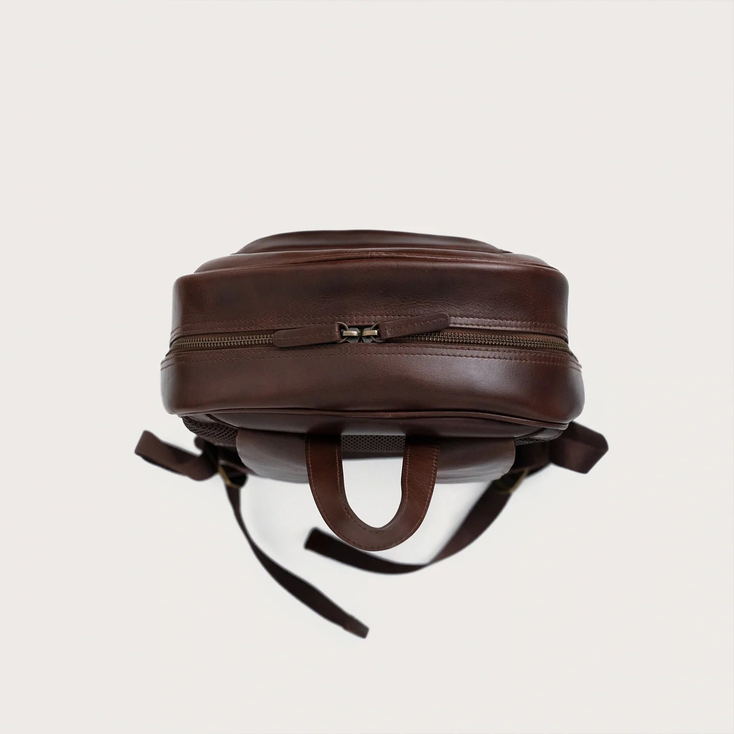 The Philos Vintage Brown Leather Backpack