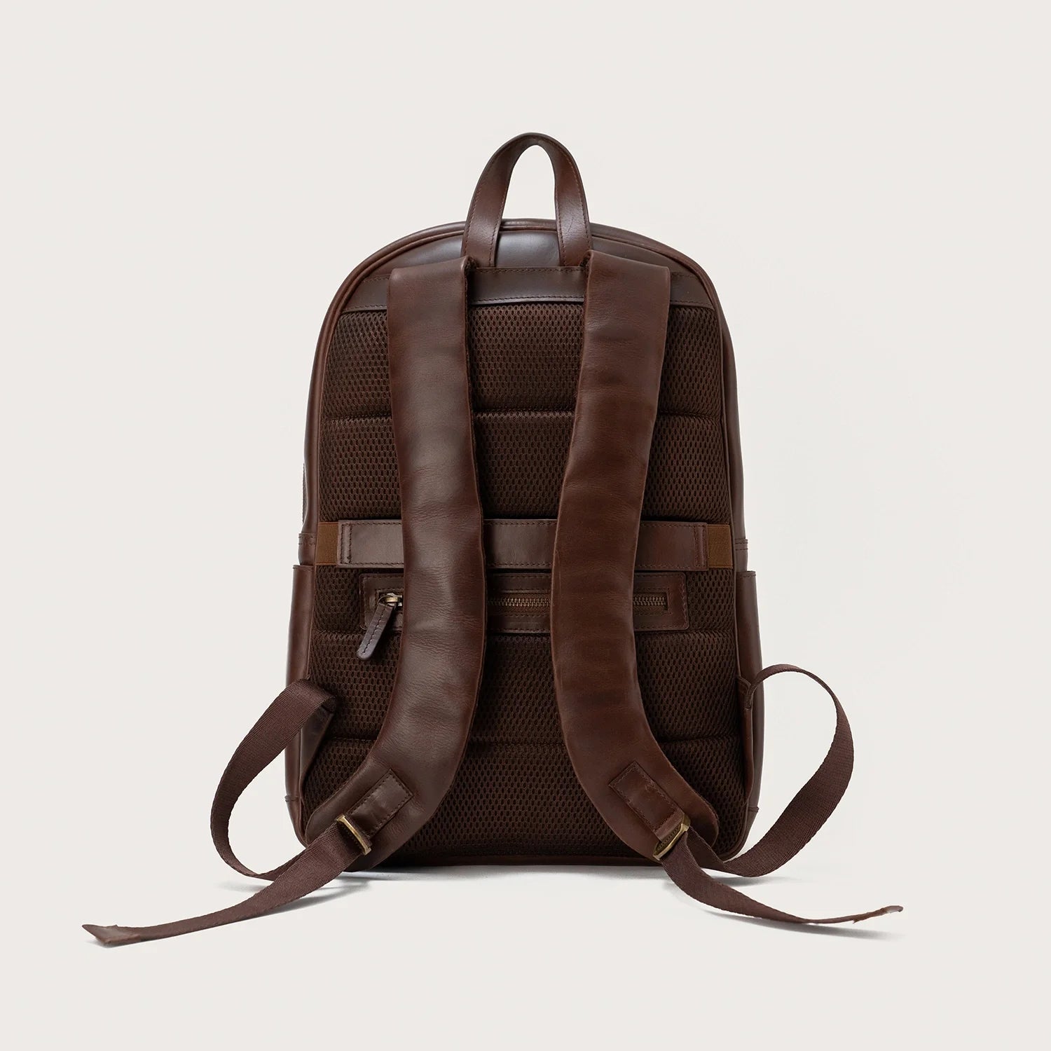 The Philos Vintage Brown Leather Backpack