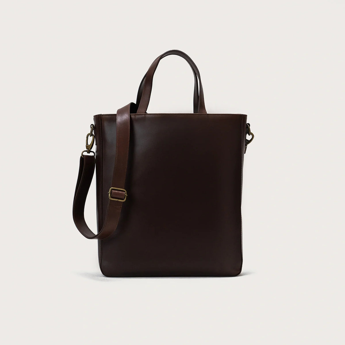 The Poet Vintage Brown Leather Tote Bag