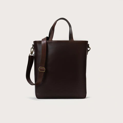 The Poet Vintage Brown Leather Tote Bag