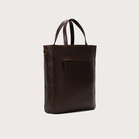 The Poet Vintage Brown Leather Tote Bag