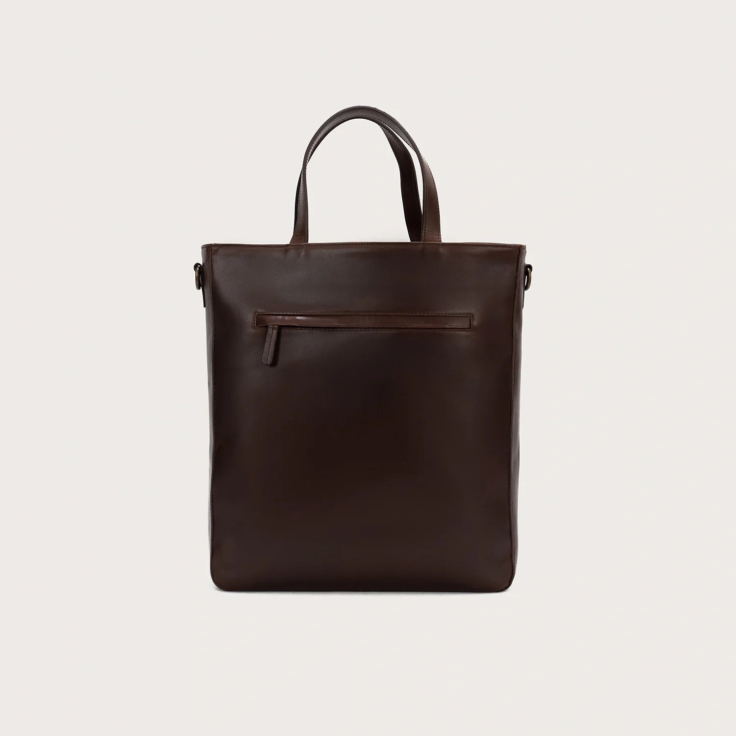 The Poet Vintage Brown Leather Tote Bag