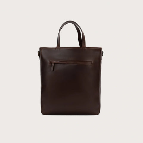 The Poet Vintage Brown Leather Tote Bag