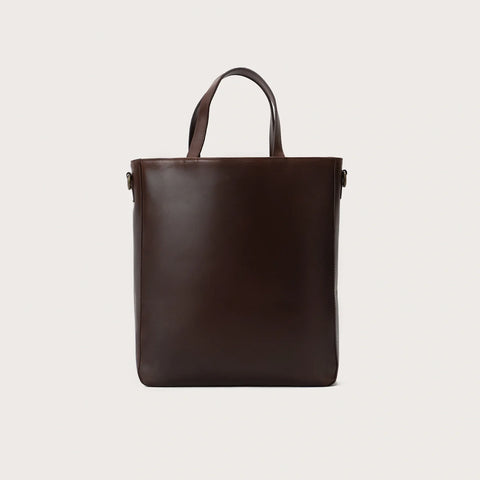 The Poet Vintage Brown Leather Tote Bag
