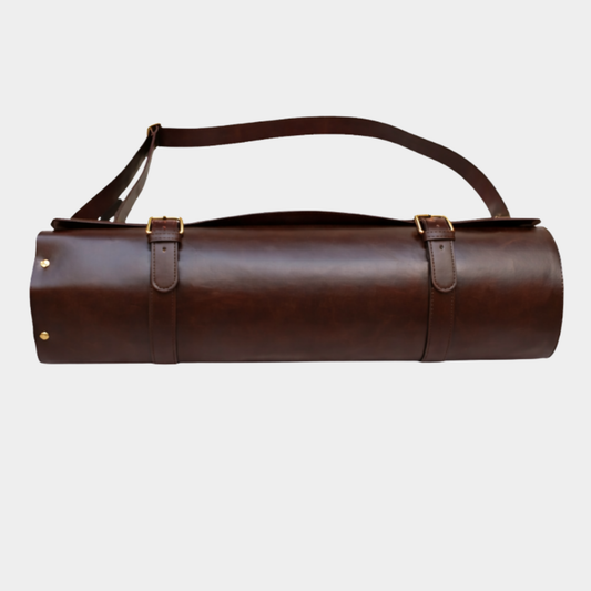 Tuscania Genuine Leather Knife Roll 10 Pockets