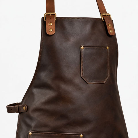 Two Pocket Woodworking Leather Apron