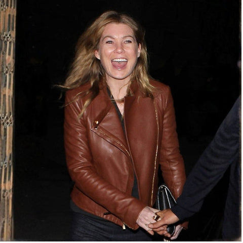 Ellen Pompeo Leather Jacket #1
