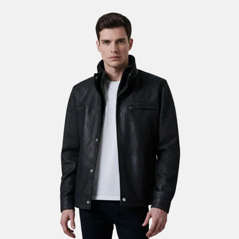 Sean Black Snuffed Classic Jacket