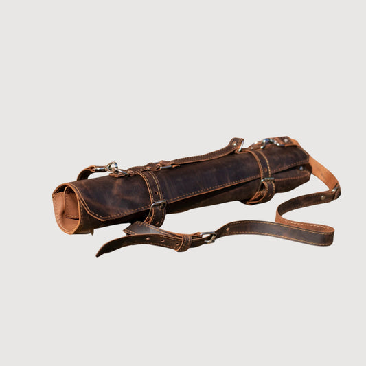 Custom Knife Leather Roll