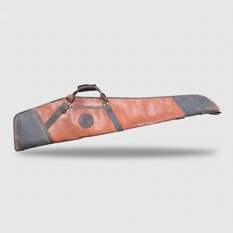 Leather Rifle Scoped Case