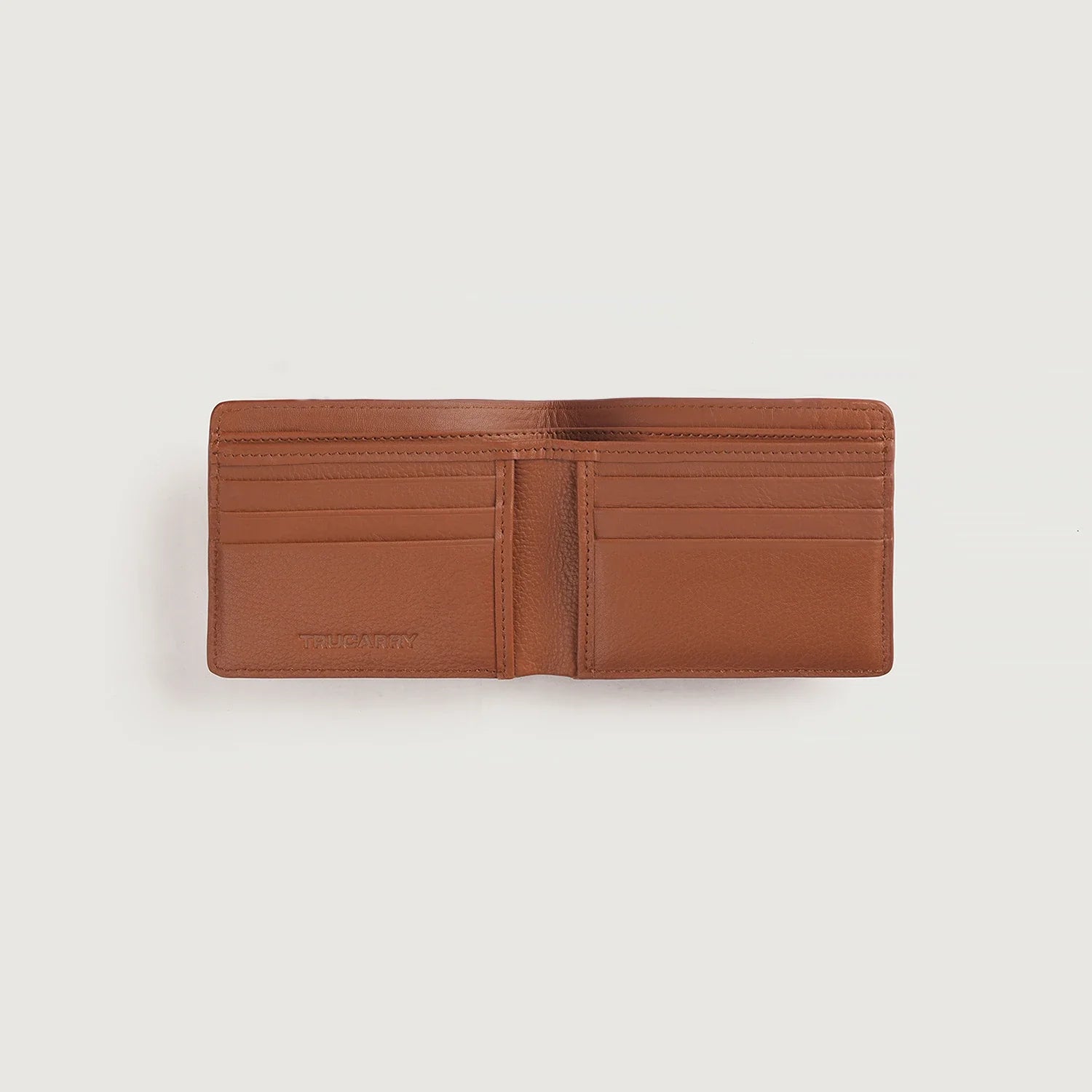 Voren Brown Leather Bi-fold Wallet