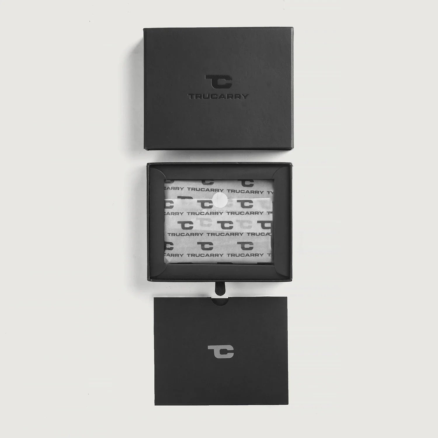 Voren Grey Leather Bi-fold Wallet