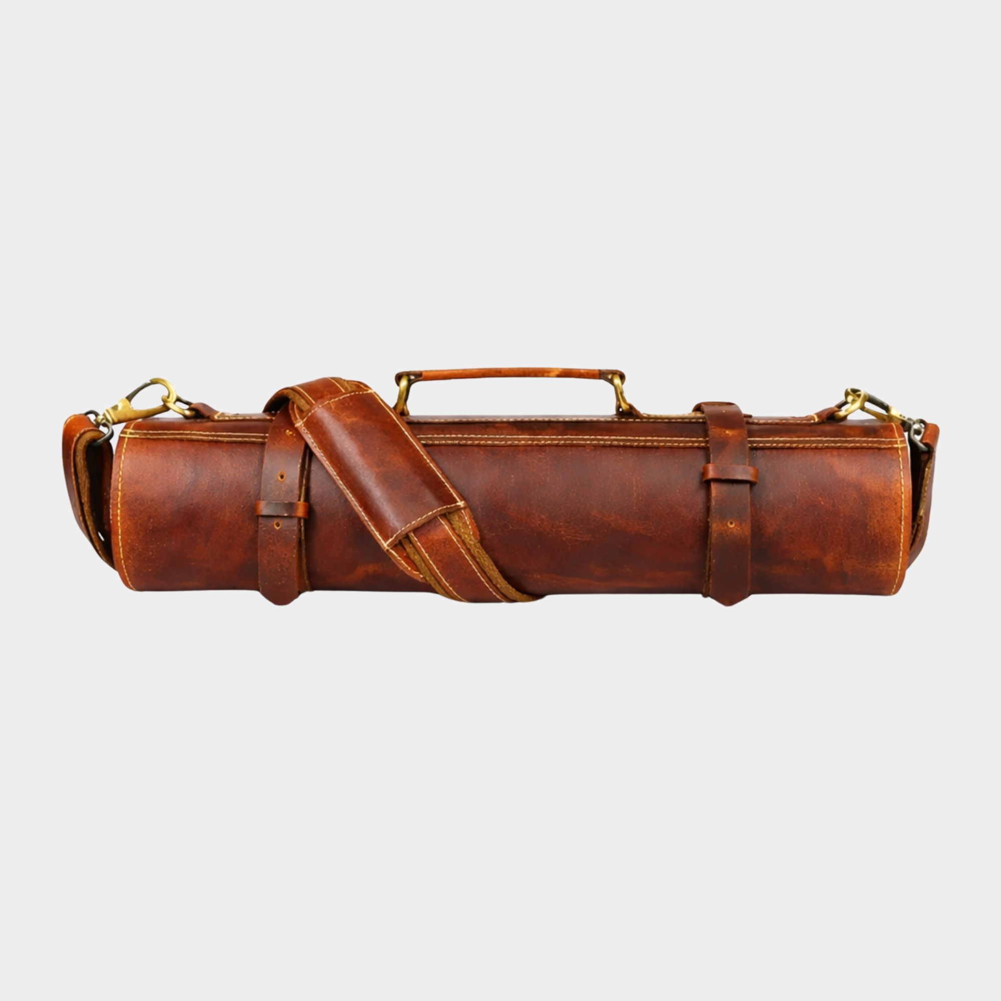 Torino Ranch Leather Chef Knife Roll