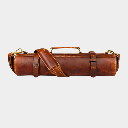 Torino Ranch Leather Chef Knife Roll