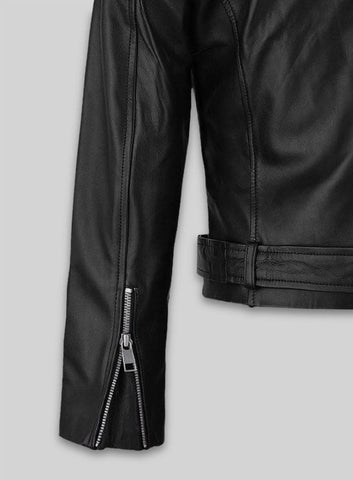 Adele Exarchopoulos Leather Jacket