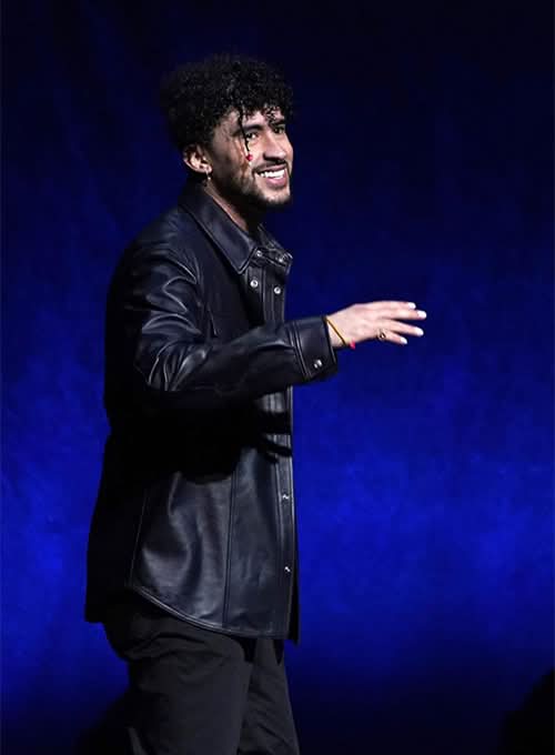 Bad Bunny Leather Shirt - Leather Clan