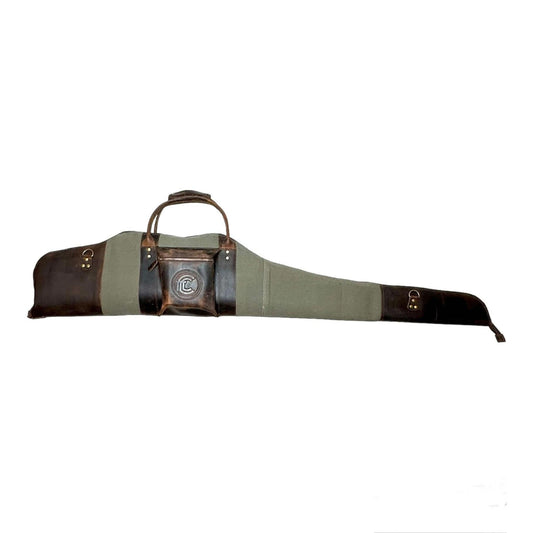 Canvas Leather Rifle Case - Leather Clan