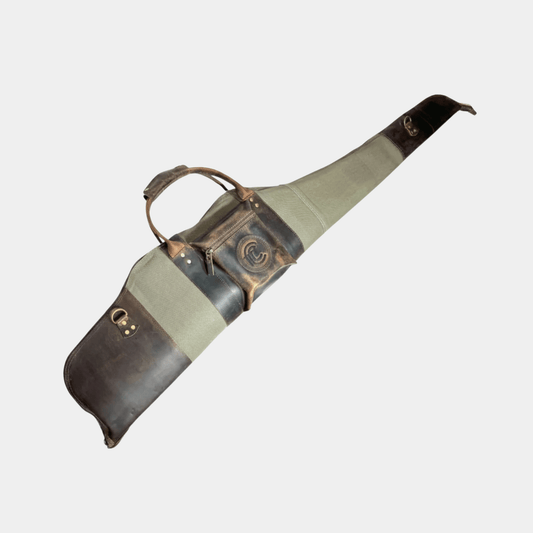 Canvas Leather Rifle Case - Leather Clan