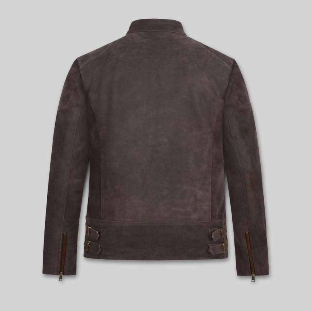 Captain America Leather Biker Jacket - Leather Clan