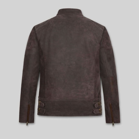 Captain America Leather Biker Jacket - Leather Clan