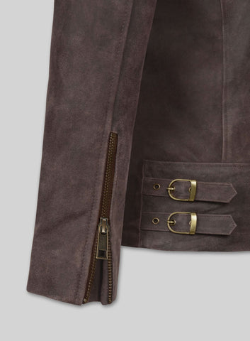 Captain America Leather Biker Jacket - Leather Clan